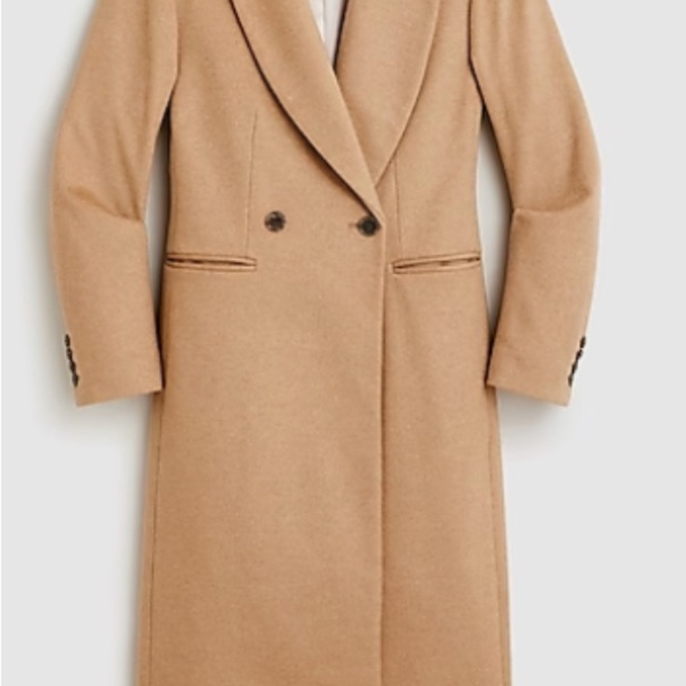 J. Crew Classic Camel Trench Coat